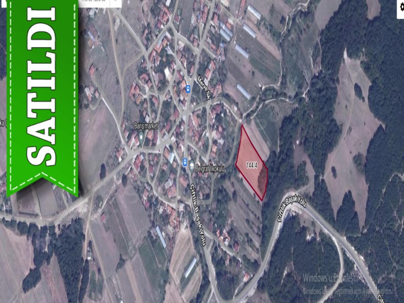 Çatalca Belgratta Satılık Arsa , 108 M2 Çaplı Evlere Yakın Yolu Var
