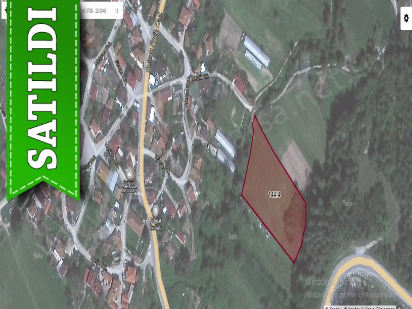 Çatalca Belgratta Satılık Arsa , 108 M2 Çaplı Evlere Yakın Yolu Var