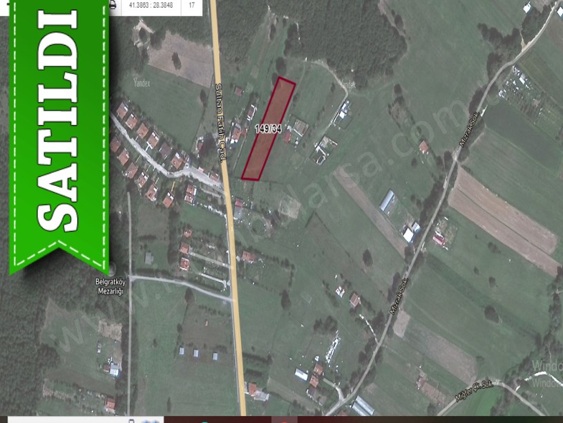 Çatalca Belgratta Satılık Arsa , 100 M2 Evlere Yakın Yolu Var