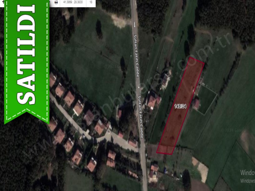 Çatalca Belgratta Satılık Arsa , 100 M2 Evlere Yakın Yolu Var