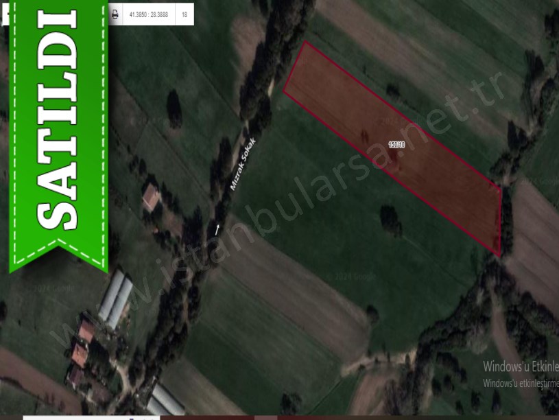 Çatalca Belgratta Satılık Arsa , 264 M2 Yolu Var Yerleşime Yakın