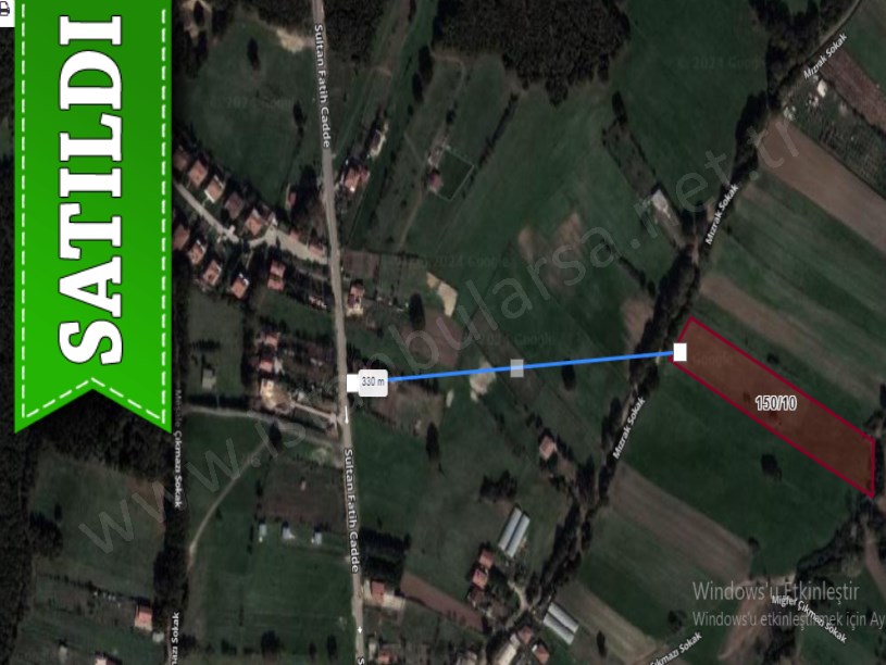 Çatalca Belgratta Satılık Arsa , 264 M2 Yolu Var Yerleşime Yakın