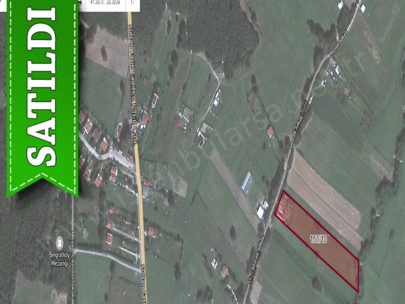 Çatalca Belgratta Satılık Arsa , 264 M2 Yolu Var Yerleşime Yakın