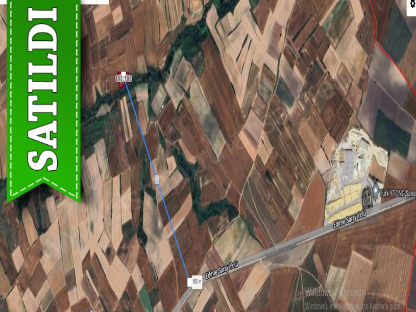 Tekirdağ Saray Kurtderede Satılık Tarla , 2,040 M2 Müstakil 