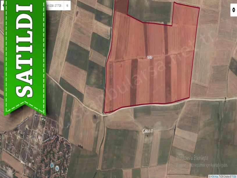 Tekirdağ Marmaraereğli Çeşmeli Mah Satılık Arsa , 236 m2 Hisseli Yolu Var