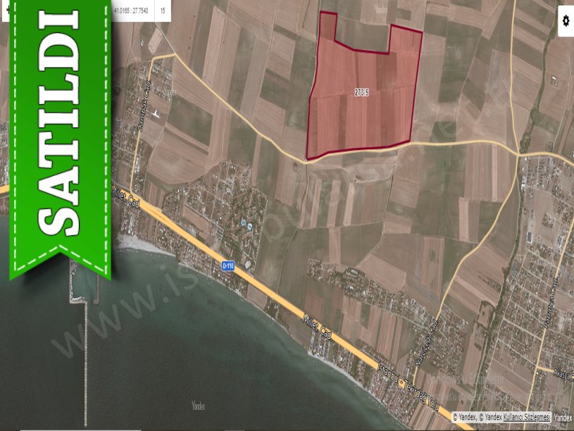 Tekirdağ Marmaraereğli Çeşmeli Mah Satılık Arsa , 236 m2 Hisseli Yolu Var