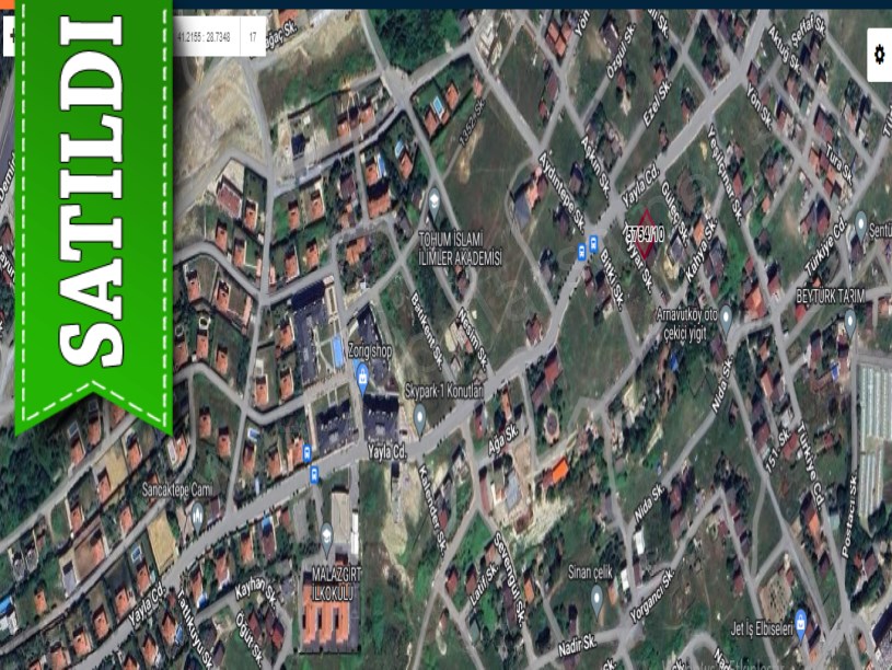 Arnavutköy Taşolukta Satılık Arsa , 500 M2 İmarlı Müstakil Caddeye Yakın
