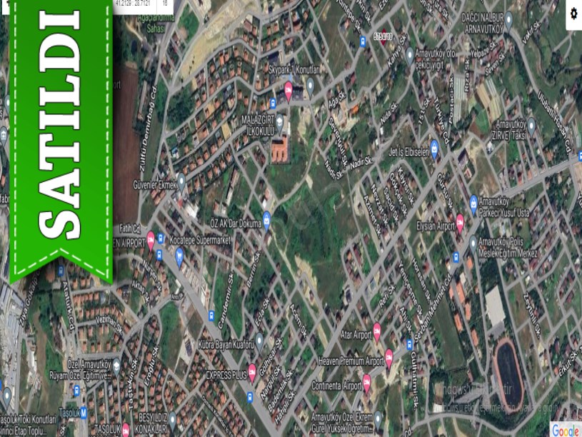 Arnavutköy Taşolukta Satılık Arsa , 500 M2 İmarlı Müstakil Caddeye Yakın
