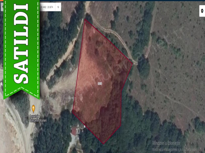 Tekirdağ Saray Sefaalan Mah Satılık Arsa , 1,300 m2  Yolu Var Hisseli 