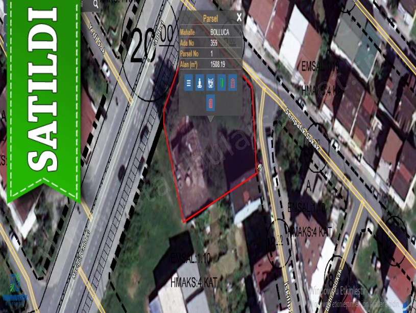 Arnavutköy Bollucada Satılık Arsa , 320 M2 Cadde Cephe Hisseli İmarlı