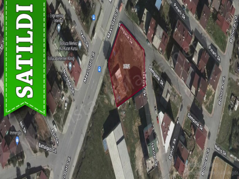 Arnavutköy Bollucada Satılık Arsa , 320 M2 Cadde Cephe Hisseli İmarlı