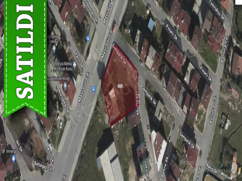 Arnavutköy Bollucada Satılık Arsa , 320 M2 Cadde Cephe Hisseli İmarlı