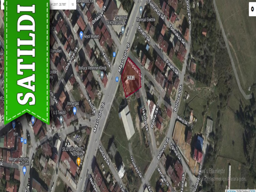 Arnavutköy Bollucada Satılık Arsa , 320 M2 Cadde Cephe Hisseli İmarlı
