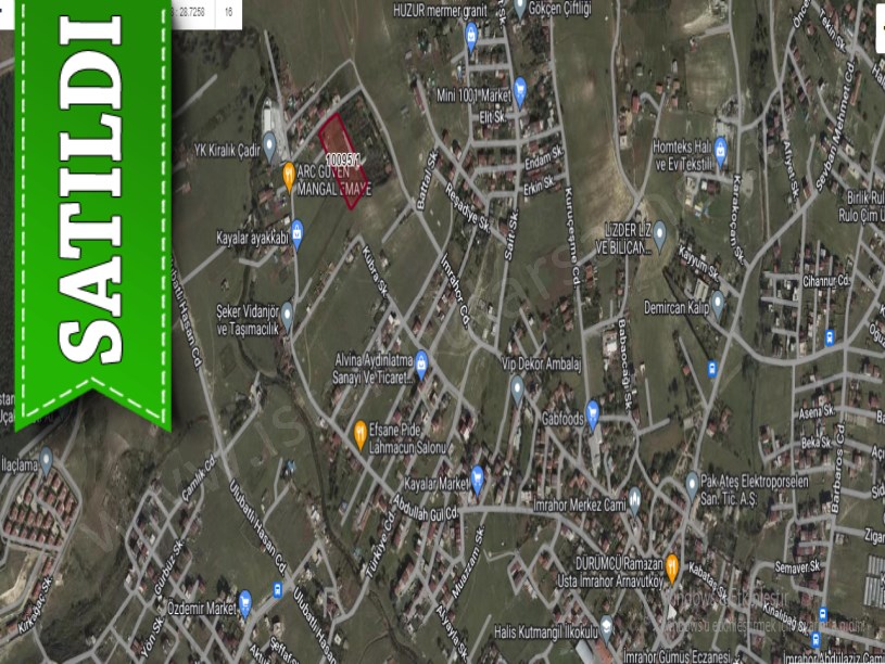 Arnavutköy İmrahorda Satılık Arsa , 653 M2 2 Kat İmarlı Hisseli 