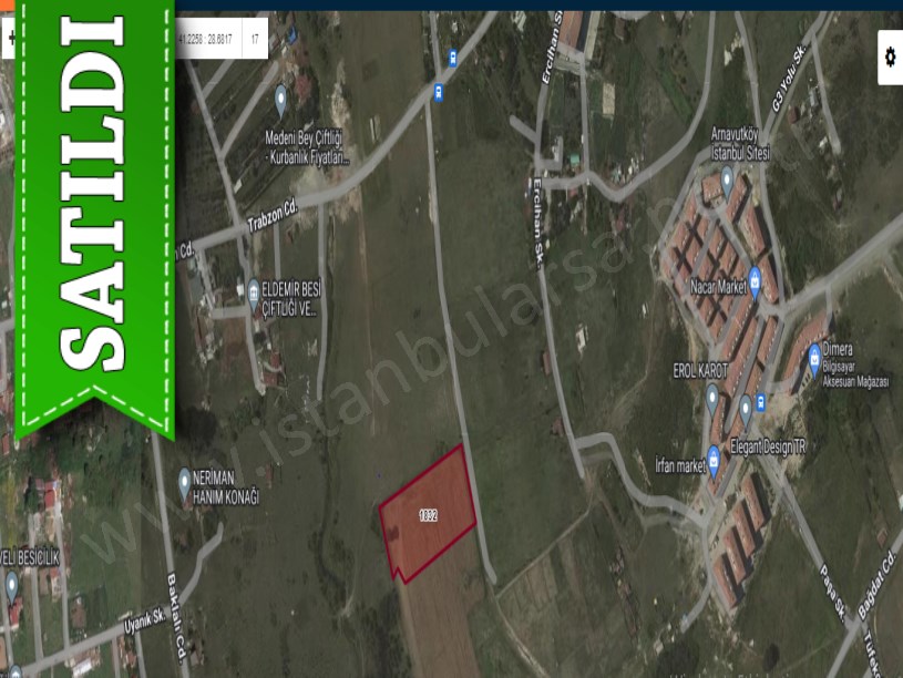 Arnavutköy Taşolukta Satılık Arsa , 250 M2 Çaplı Yolu Var 