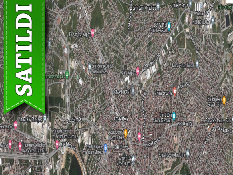 Arnavutköy Mustafa Kemalpaşa Mah Satılık Arsa , 151 M2 3 Kat İmarlı Müstakil Vadipark Yakını