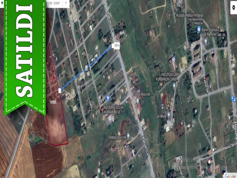 Arnavutköy Çilingirde Satılık Arsa , 326 m2 Çaplı Çevrili Merkezde 