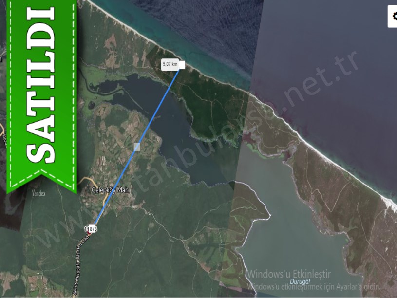 Çatalca Celepköyde Satılık Arsa , 267 m2 Asfalta cephe Hisseli 