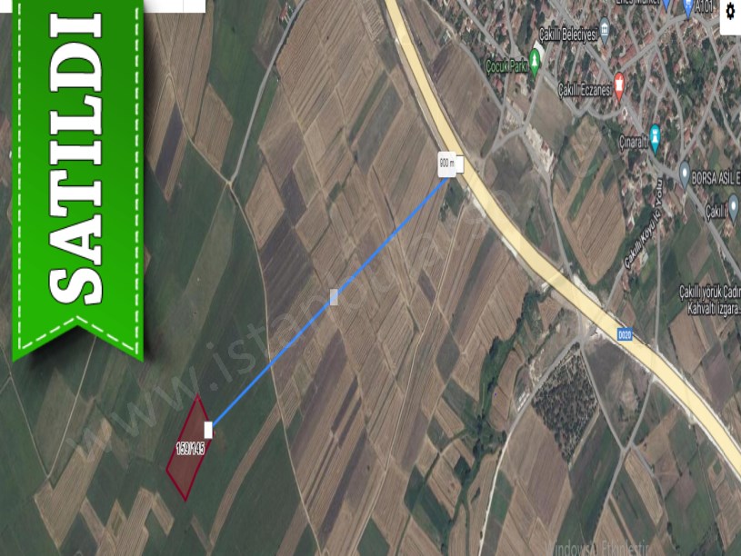 Kırklareli Vize Çakıllı Köyünde Satılık Tarla , 3,666 m2 Hisseli