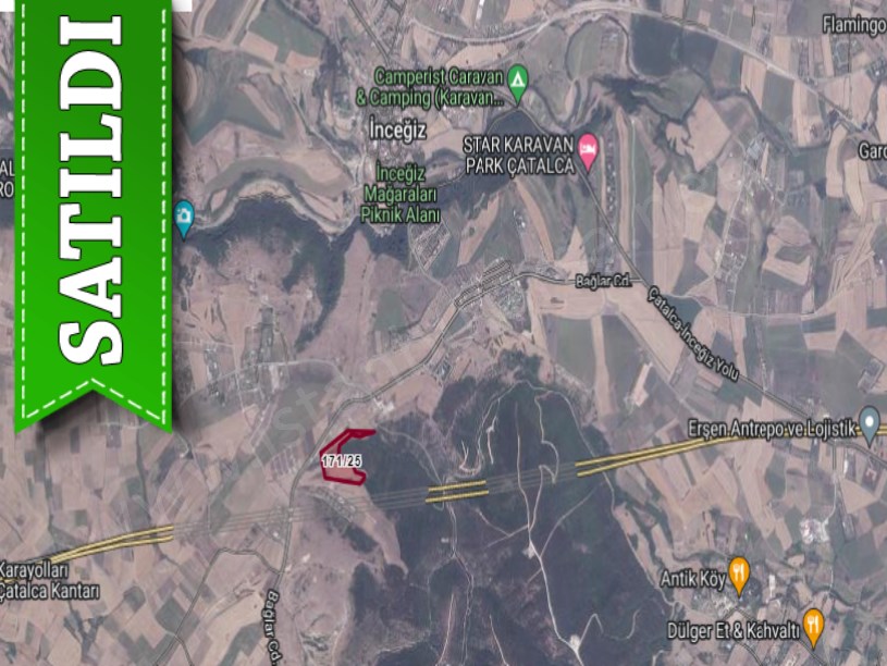 Çatalca İnceğizde Satılık Arsa , 400 M2 Hisseli Evlerin Yakını