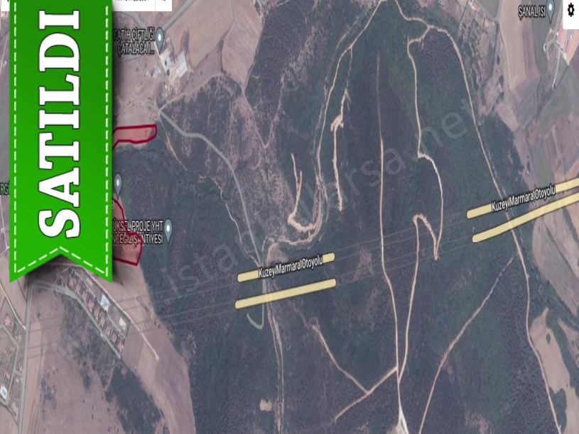 Çatalca İnceğizde Satılık Arsa , 400 M2 Hisseli Evlerin Yakını