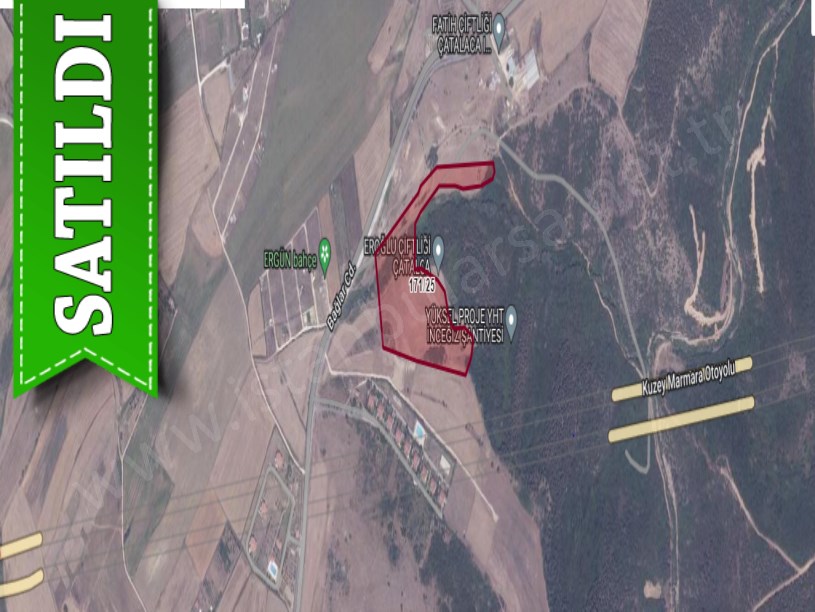 Çatalca İnceğizde Satılık Arsa , 400 M2 Hisseli Evlerin Yakını
