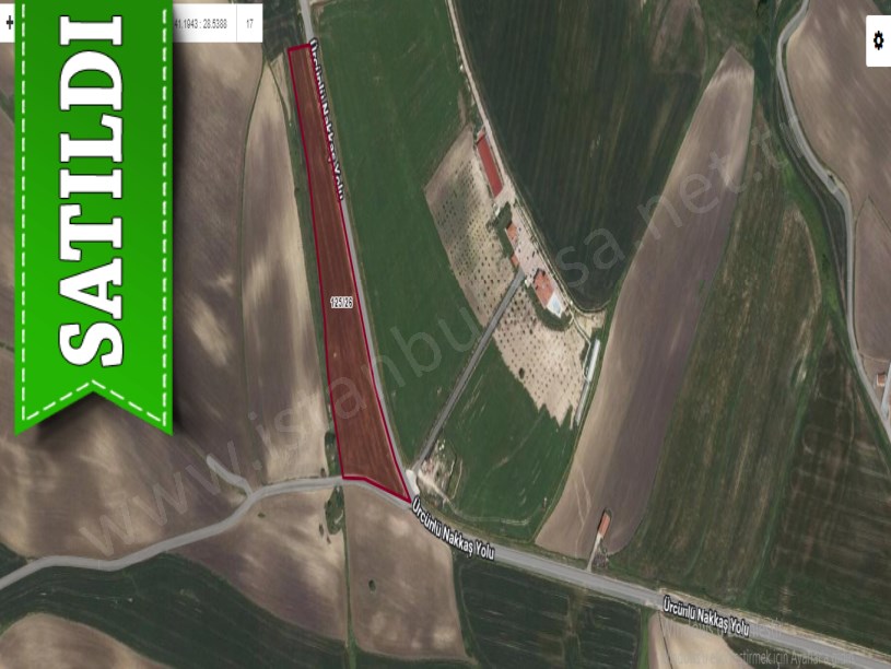 Çatalca Nakkaşta  Satılık Arsa , 1,500 M2 Cadde Cephe Yolu Var