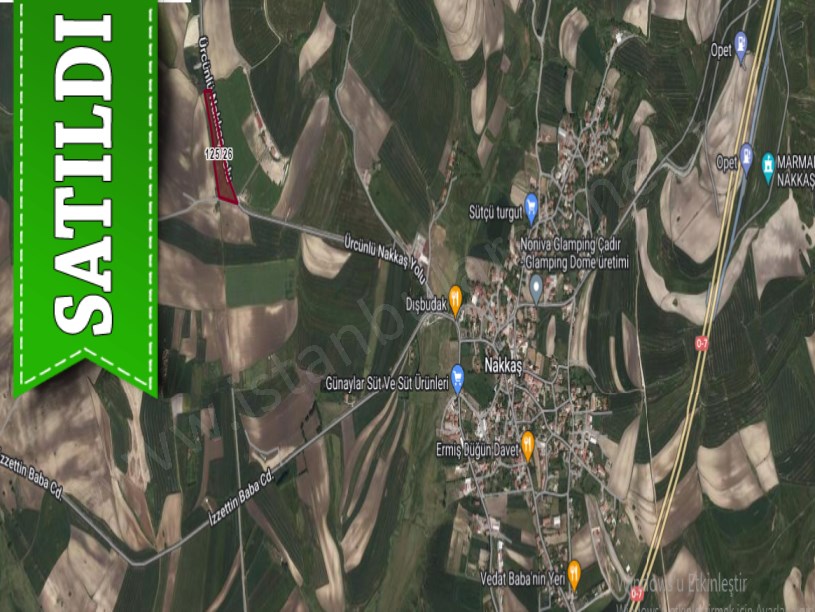 Çatalca Nakkaşta  Satılık Arsa , 1,500 M2 Cadde Cephe Yolu Var