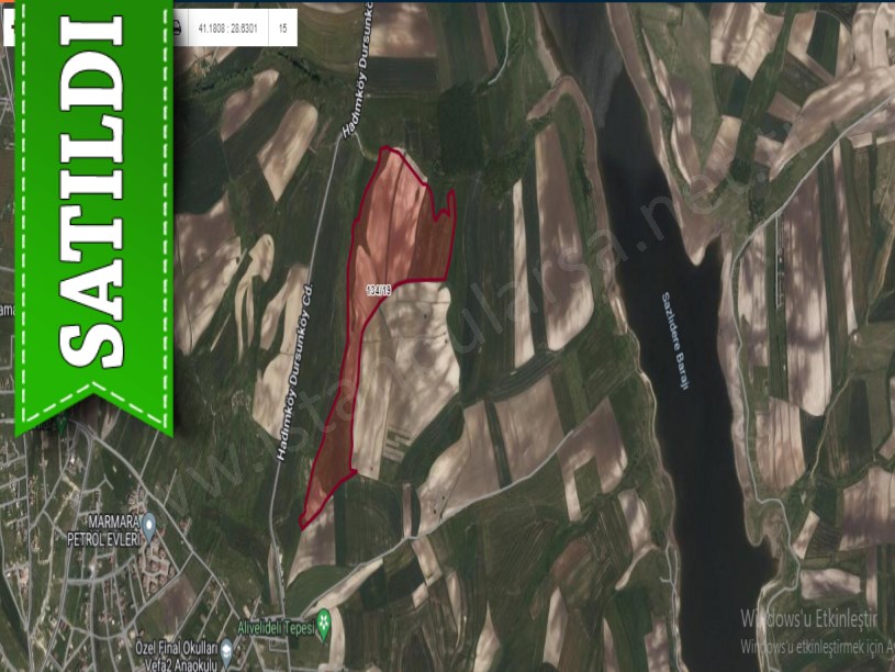 Arnavutköy Dursunköyde Satılık Arsa , 365 M2 Hisseli İmarlı