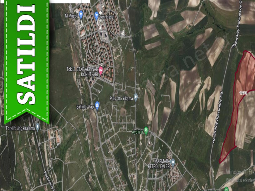 Arnavutköy Dursunköyde Satılık Arsa , 365 M2 Hisseli İmarlı