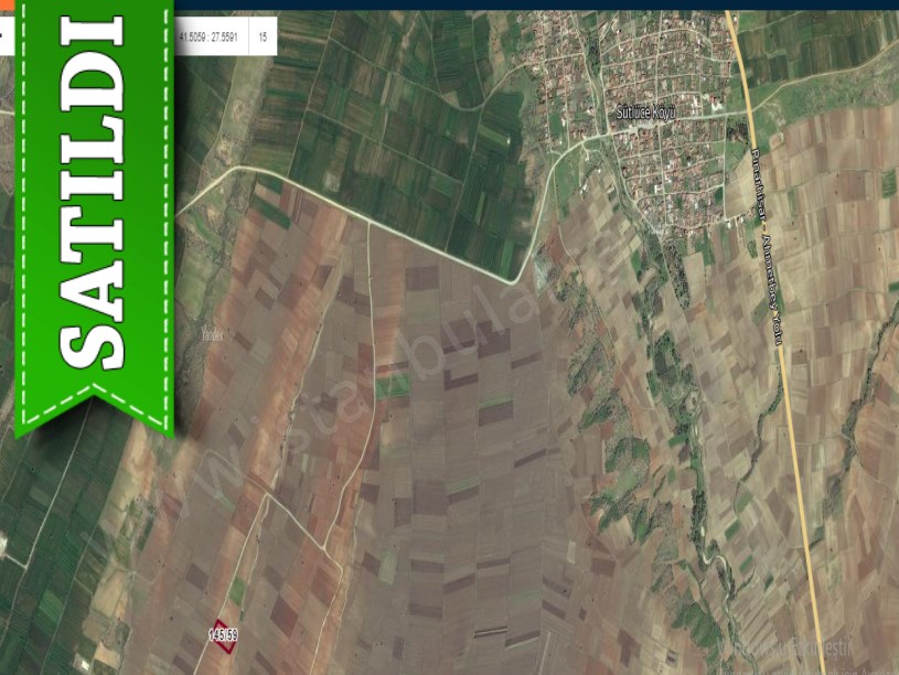 Kırklareli Pınarhisar Sütlüce Satılık Tarla , 5,450 m2 Müstakil Yolu Var