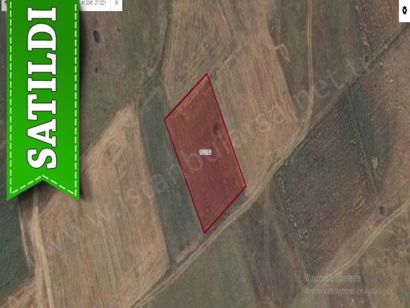 Tekirdağ Hayrabolu Lahna Mah. Satılık Arsa , 314 m2  Yolu Var Hisseli 