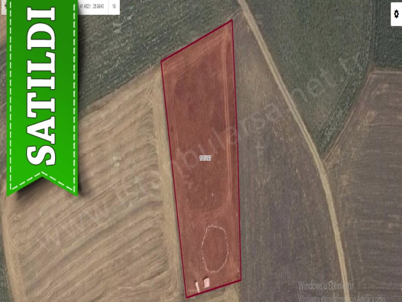 Kırklareli Babaeski Ertuğrul Köyünde Satılık Arsa , 930 m2 Çaplı Çevrili Muvafakatnameli