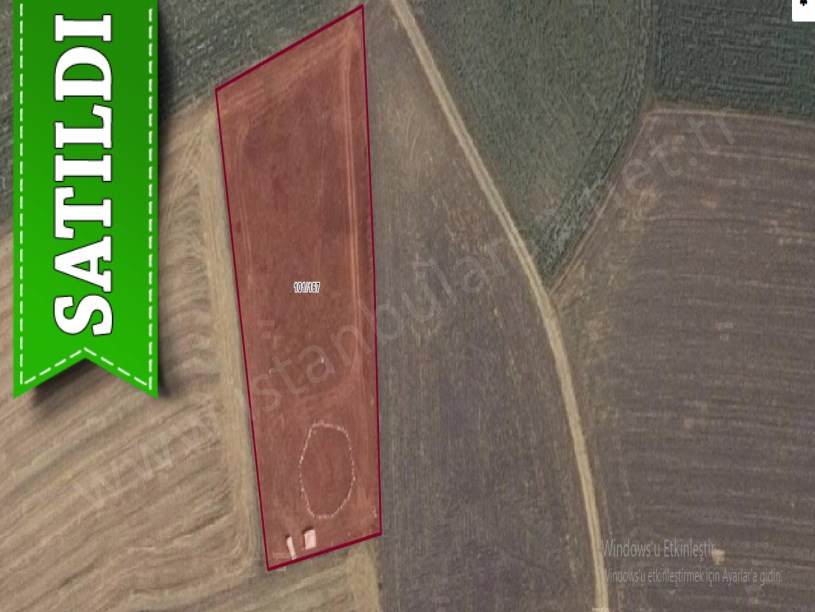 Kırklareli Babaeski Ertuğrul Köyünde Satılık Arsa , 930 m2 Çaplı Çevrili Muvafakatnameli
