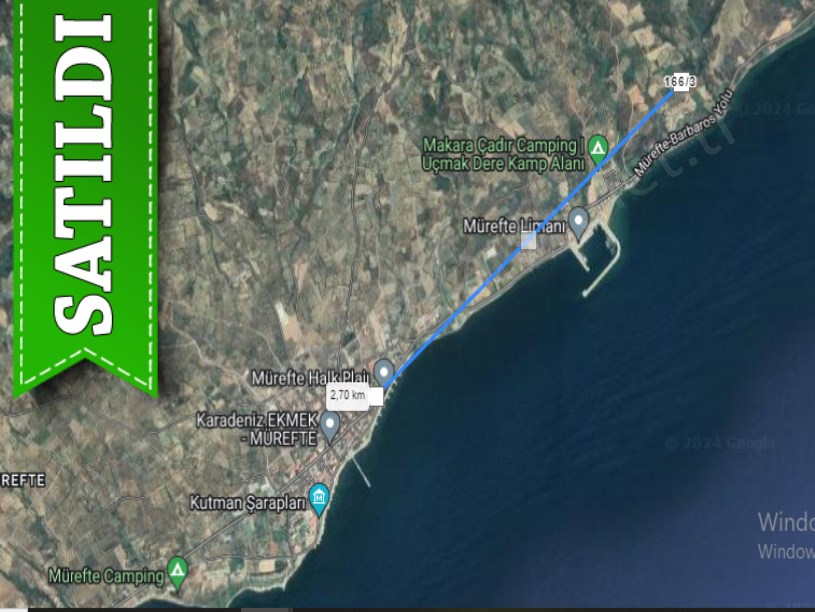 Tekirdağ Şarköy Mürefte Mah. Satılık Arsa , 260 m2 Yolu Var Müstakil