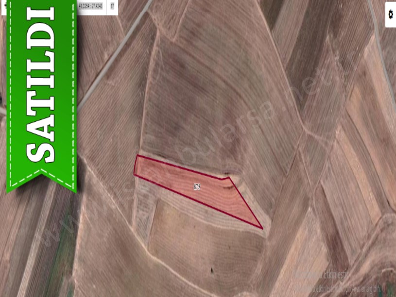 Kırklareli Lüleburgaz Ovacık Köyünde Satılık Arsa , 488 m2 Hisseli  