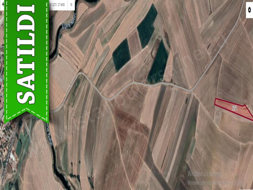 Kırklareli Lüleburgaz Ovacık Köyünde Satılık Arsa , 488 m2 Hisseli  