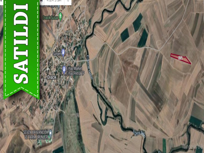 Kırklareli Lüleburgaz Ovacık Köyünde Satılık Arsa , 488 m2 Hisseli  