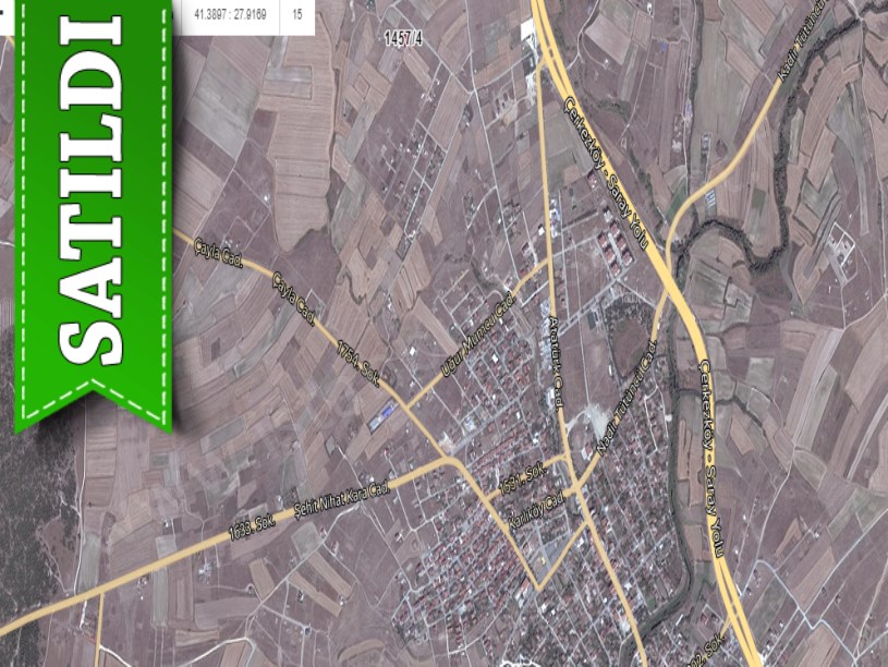 Tekirdağ Saray Büyükyoncalıda Satılık Arsa , 322 M2 İmarlı İfrazlı Evlerin Yakını Yolu Var