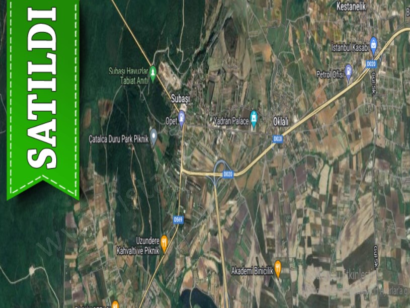 Çatalca Akalanda Satılık Arsa , 383 M2 Yolu Var Çaplı Evlerin Yakını