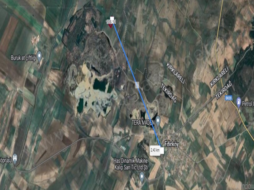 Tekirdağ Saray Edirköyde Satılık Arsa , 3,540 M2 Hisseli  
