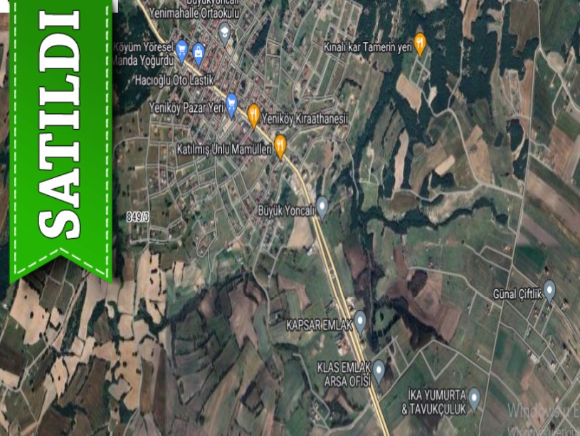 Tekirdağ Saray Büyükyoncalıda Satılık Arsa , 250 M2 3 Kat İmarlı İfrazlı