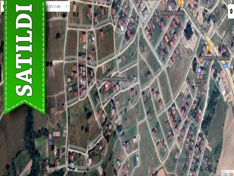 Tekirdağ Saray Büyükyoncalıda Satılık Arsa , 250 M2 3 Kat İmarlı İfrazlı