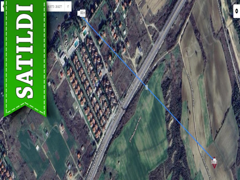 Çanakkale Gelibolu Cumhuriyet Mahallesi Satılık Arsa , 368 m2 Müstakil Denize Yakın