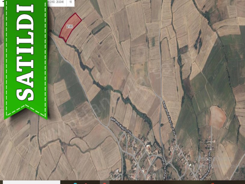 Edirne Uzunköprü Bayramlı Köyünde Satılık Arsa , 812 m2 Hisseli