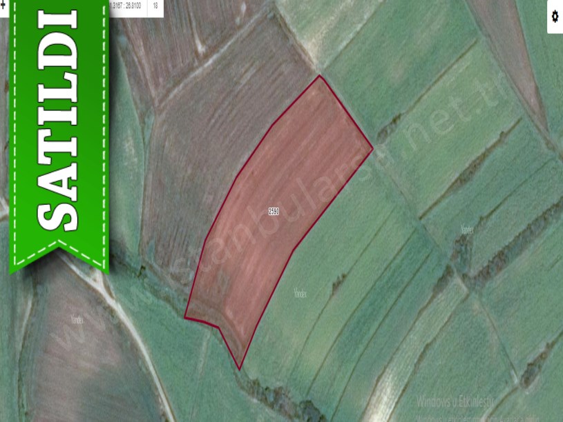 Edirne Uzunköprü Bayramlı Köyünde Satılık Arsa , 812 m2 Hisseli