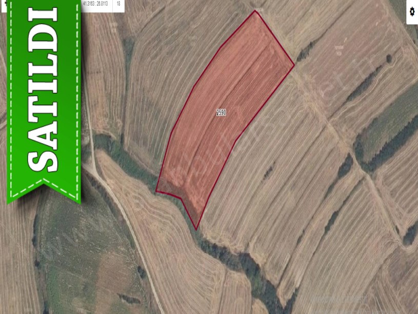 Edirne Uzunköprü Bayramlı Köyünde Satılık Arsa , 812 m2 Hisseli