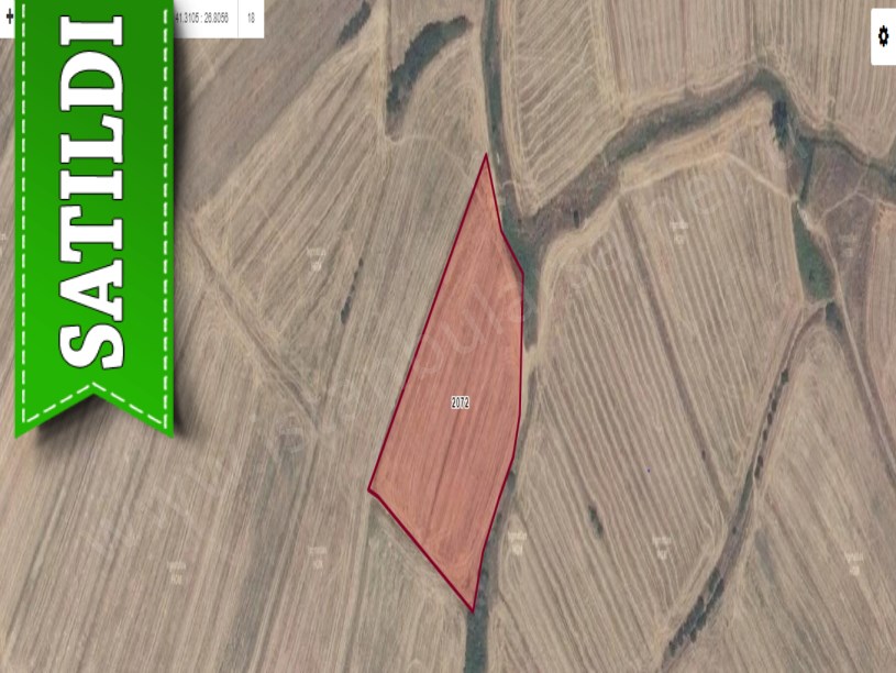 Edirne Uzunköprü Bayramlı Köyünde Satılık Arsa , 487 M2 Hisseli 