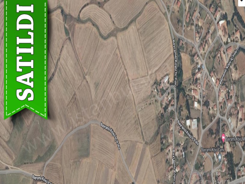 Edirne Uzunköprü Bayramlı Köyünde Satılık Arsa , 487 M2 Hisseli 