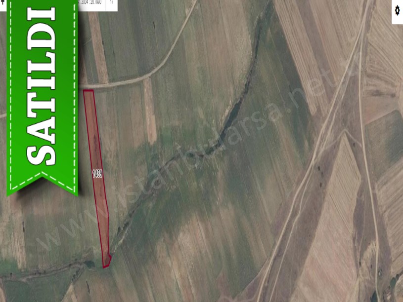 Edirne Uzunköprü Bayramlı Köyünde Satılık Arsa , 437 M2 Yolu Var Hisseli